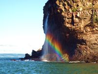 Cape Split Waterfall, Nova Scotia.