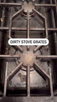 If you struggle keeping your stove grates clean, let me show you two different ways to clean them. If they are not too dirty and have minimal build-up, I use @dawndishwash power wash. I spray it on the grates & burner caps, let it sit for a few minutes, and then scrub them with a scrub brush. Even though the grates and burner caps are now clean, sometimes they still look dull or ashy. They no longer have the original shiny look, and that tends to happen over time with grates and burner caps. ...