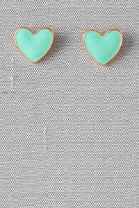 Petite Heart Studs