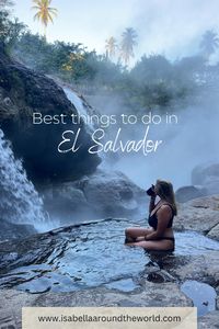 Easily one of the best things to do here and actually one of my favourite places in all of Central America - Salto de Malacatiupan. This insane hot spring waterfall is an incredible hidden gem. The water is HOT and the views incredible. You can even jump froom the top of the waterfalls into a deep pool, if you are brave enough! Check out the other best things to do through the link. Best things to do El Salvador ┋El Salvador inspiration┋must see places El Salvador┋El Salvador trip