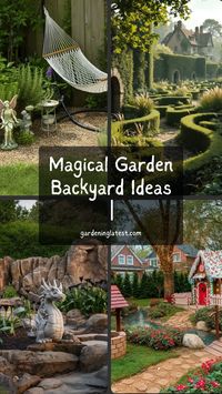 Eager to make your backyard a place of wonder? You're about to explore magical garden backyard ideas that will make your outdoor space an enchanting haven. By embracing the magical garden aesthetic and trying out a DIY magical garden project, you can include fairy lights, garden sculptures, and secret seating areas. Let's discover creative ways to infuse magic into your backyard with these inspiring ideas.