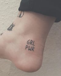 Handpoked, Tiny Tattoo for That 'Grl Pwr'