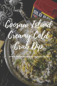 Coosaw Island Creamy Cold Crab Dip