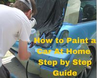 How to spray paint a car at home