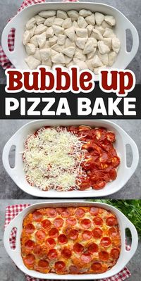 Bubble Up Biscuit Pizza Casserole