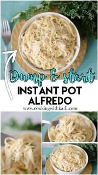 No prep Alfredo made in the Instant Pot in under 20 minutes! A dream come true! Alfredo. Do you know what is better than alfredo? Alfredo made from scratch in under 20 minutes..with only 5 (okay, 7 if you count salt & pepper) ingredients? Yeah, I went there.We eat this for dinner probably once a…