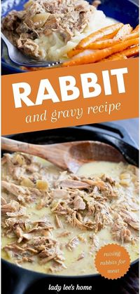 Dive into the heart of Homesteading with our Rabbit and Gravy Recipe, where simplicity meets deliciousness. This guide offers a foolproof way to cook rabbit, resulting in a tender, flavorful dish complete with a rich gravy sauce. It's an ideal recipe for those raising their own meat or sourcing wild game, reflecting the homesteading spirit of self-sufficiency and health. Find more rabbit recipes for dinner, raising meat rabbits, and wild game recipes at ladyleeshome.com.