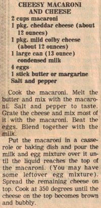 Old-Fashioned Macaroni and Cheese