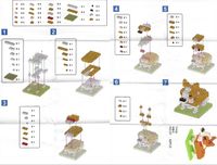 nanoblocks/ micro diamond blocks instructions diagram