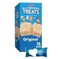 Kellogg's Original Rice Krispies Treats Cereal Bars, Value Pack, 16 Ct, 12.4 Oz Box - Walmart.com