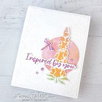 WAIT, WHAT?? Direct-to-Stamp with Blending Brushes and Stampin' Up!®'s Inspiring Snapdragons - LovenStamps