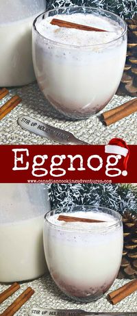 Sometimes it's the simplest things that can put us in the holiday spirit, sometimes the simplest things is what we really crave and need. #eggnog #egg #nog #christmas #drink #beverage #recipe #recipes