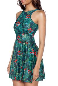 Holly Reversible Skater Dress (48HR) #Great Choice For A Christmas Dress.