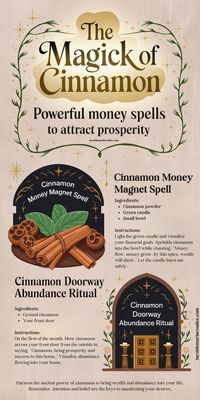 Unlock the power of cinnamon to boost your finances! Discover potent money spells that attract wealth and abundance using this simple yet powerful ingredient. Bring prosperity into your life with these easy-to-follow rituals.