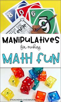 Manipulatives for Making Math Fun! - Teachers Love Amazon