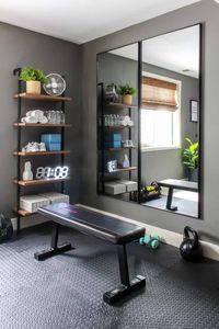 Transform any small space into a home gym with these tips and tricks! From smart equipment choices to clever storage solutions, you can easily create your own workout oasis at home! #homegym #smallspaces #fitness #workout #exercise #healthylifestyle