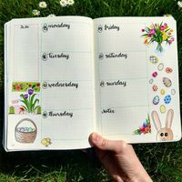 30+ Easter Bullet Journal Ideas for an Eggcellent Layout