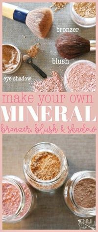 DIY Bronzer, Blush and Shadow