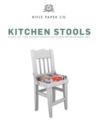 Rifle Paper Kitchen StoolsThis was a request by @kenziesprecher who asked for the BroHill stools in Rifle Paper patterns. So, here are 25 swatches with the white stool and 18 more in colours that match my Parenthood Reimagined Set (available on my...