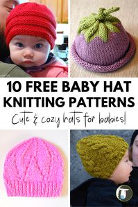 10 Adorable FREE Baby Hat Knitting Patterns to Cast On Now! — Blog.NobleKnits