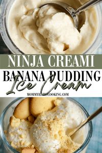 Use your Ninja Creami to make Ninja Creami Banana Pudding Ice Cream, this ice cream is easy to make gluten-free too!