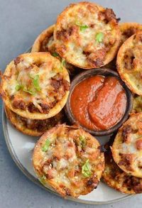 Keto Pizza Muffins