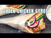 How to Make Greek Chicken Gyros | The Mediterranean Dish - YouTube