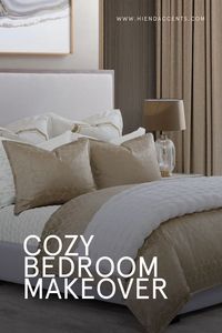 Discover the joy of mixing soothing colors and gentle textures to create a snug and inviting bedroom. Transform your bedroom into a sanctuary of warmth this winter. #CozyRetreat #BedroomDecorIdeas #BeddingSet #BedroomMakeover #NeutralBedding