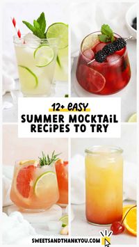 Cool off with these 13+ summer mocktail recipes! These delicious non-alcoholic summer drinks will help you beat the heat in style. From fruity mocktails to fun flavors of lemonade to classic virign drinks like virgin palomas and mojitos, there's a summer mocktail recipe for every occasion.