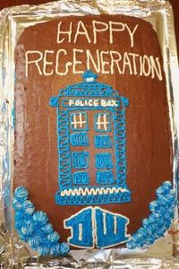 My daughter's Doctor Who birthday cake