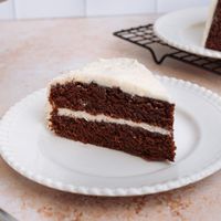 Chocolate Cake with Vanilla Frosting