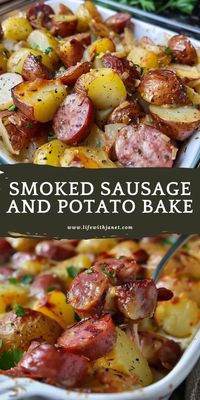 Smoked Sausage and Potato Bake