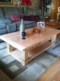 Handmade Wooden Coffee Table by JarosWoodWorks on Etsy, $550.00