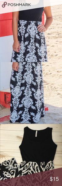 I just added this listing on Poshmark: Women’s Black/White Maxi Dress. #shopmycloset #poshmark #fashion #shopping #style #forsale #cezanne #Dresses & Skirts