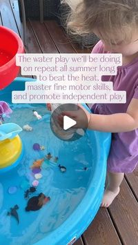 Jess | Pediatric Occupational Therapist on Instagram: "Ready to dive in?💧SAVE for later and tag us if you do these activities!

We are TWO occupational therapists and moms, teaching you how to support your child’s development so they can thrive! Follow @ourvillage.ot and @mindfulmom.ot for more helpful tips 🫶🏻

We’re excited to share how these SIMPLE household items can enrich water play and maximize the benefits for your child!

Here are our favorite tools and the skills we’re developing:

🪣Squish ball and Bucket:
- Develops hand strength, gross grasp and release, attention, coordination, motor planning, provides rich sensory input, and offers stress relief and relaxation.

💧Turkey baster and eye droppers
- Whole hand strengthening, grasp and release, pincer grasp, precision and cont