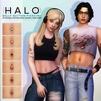 HALO Belly Button Piercing | Patreon