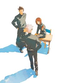 New #jujutsukaisen anime illustration by #jjk animator Yuki Kamiya #satoru #suguru #shoko