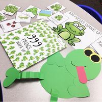 999 Frogs Wake Up is such a fun spring read! I always pair it with our easy art frog. 🐸