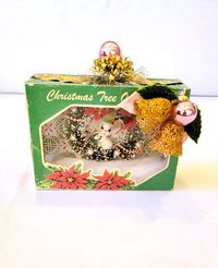 Vintage Christmas Ornament Box Diorama Shadow Box - Etsy