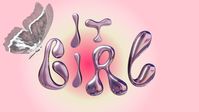 it girl aesthetic y2k metallic letters with butterfly desktop laptop wallpaper