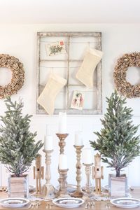 White, Room, Christmas decoration, Christmas stocking, Home, Interior design, Living room, Twig, Christmas, Branch,