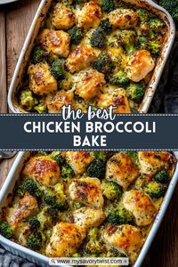 A creamy, cheesy chicken and broccoli bake that’s perfect for a cozy dinner! Simple to prepare and loaded with flavor.