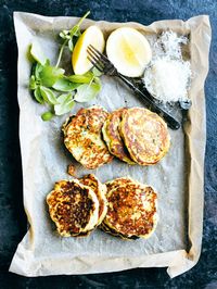 From my new book, Even More Basics to Brilliance, these crisp + golden Ricotta Fritters have a fluffy cloudlike centre, making them your new flavour heroes. The super fresh mix of eggs, lemon, basil + parmesan make the perfect fritter base. Gently fold through soft ricotta leaving pops of the creamy cheese to shine through. These tasty fritters are ready to make their super-delicious appearance at brunch, lunch or any time in-between. This is basics to brilliance. D.x