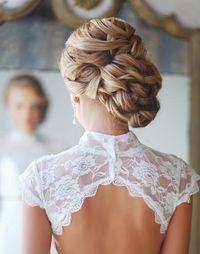 Gorgeous #wedding day hair.