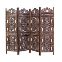 PRICES MAY VARY. STYLE: Ghanti Bells screen in antique brown is a true piece of art. It features 36 small metal bells with a bronze finish. It is hand crafted, finished and polished for true artisan quality. There are four beautiful screen panels with an arched top. Each panel measures 72 inches high by 20 inches wide, creating an overall measurement of 72 inches high and 80 wide. All panels are .75 inches thick. The total weight is 52 pounds. Let style ring throughout your home with these bells