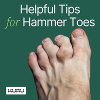 Fabricated with extra depth and a larger toe box. Redness, inflammation, or a burning sensation around the toes, are common problems for people with hammer toes.

Don’t worry, KURU shoes are also designed to help with these issues.