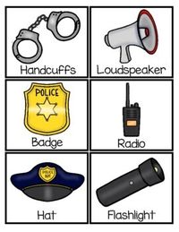 Police Scavenger Hunt- Community Helpers by LoveMariel | TpT