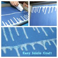 Icicle Craft: Easy Winter Activity for Toddlers