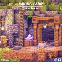 Here is some inspo of a cozy mining entrance!