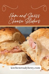 Smothered in a buttery, dijon garlic glaze, these savory and addicitive Ham and Swiss Cheese Sliders will melt in your mouth while simultaneously making you wonder where they've been all your life!